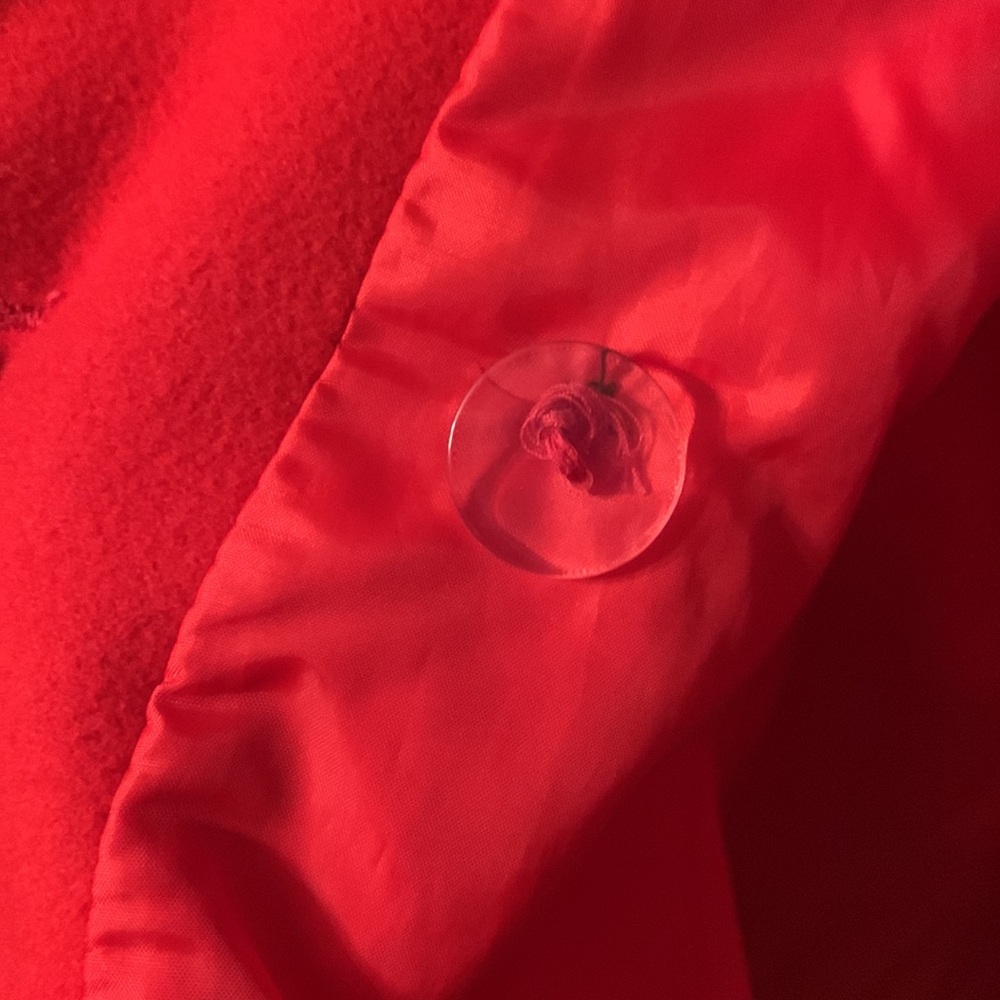 Nwot Sears Red Simply Styled Button Up Jacket Siz… - image 6